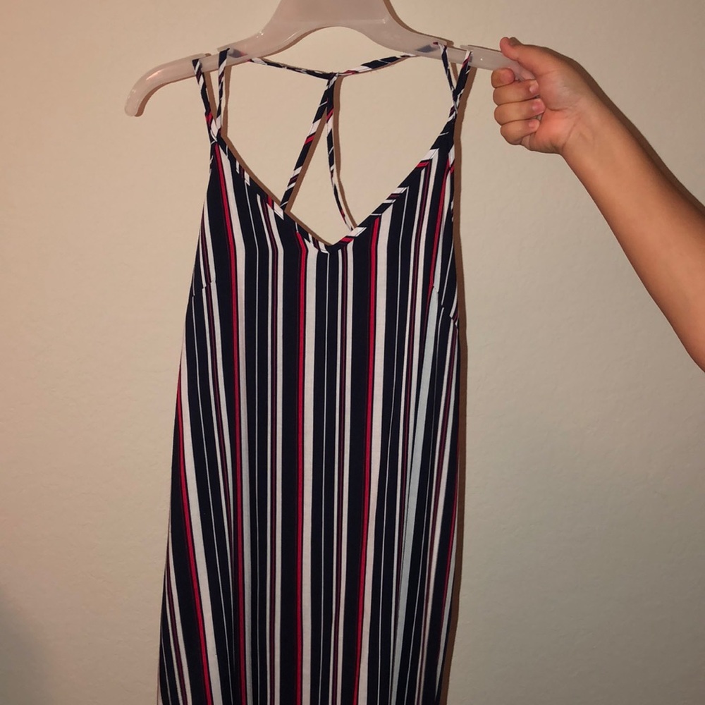 Long Cross Back Dress